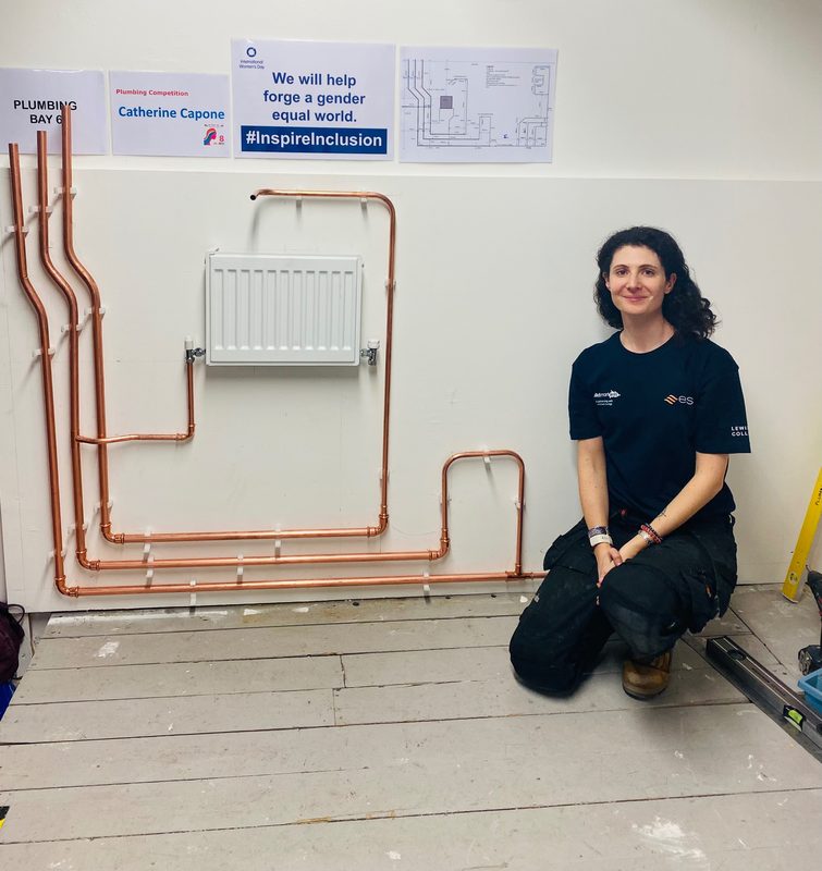 International Women's Day plumbing competition