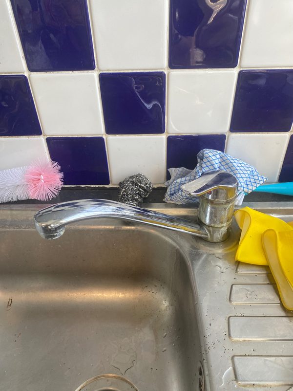 Kitchen tap before