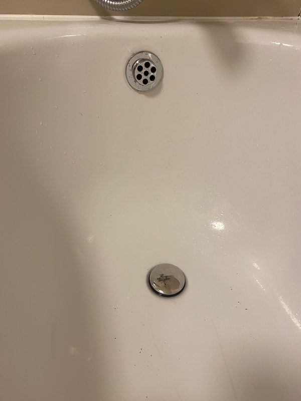 New bath drainage