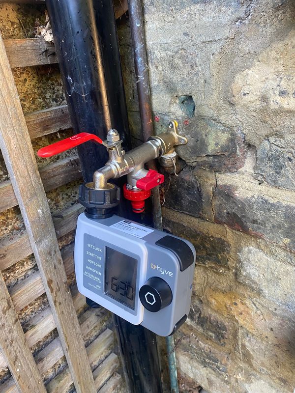Outdoor tap installation